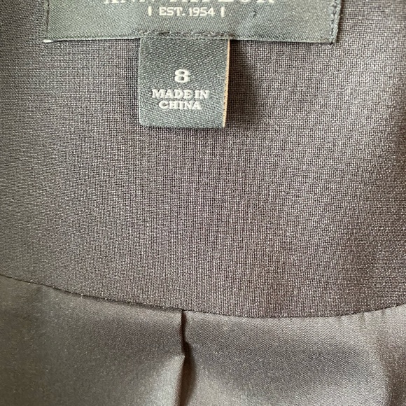 Ann Taylor 2 piece set, dress, jacket, black. - Picture 9 of 11